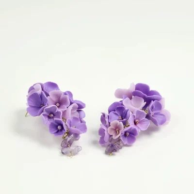 Pendientes Jardín de Hortensias